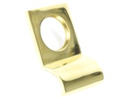 From The Anvil Period Rim Cylinder Pull, Polished Brass - 90283