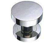 Hafele HL18 Round Fixed Knob (54mm Diameter), Grade 304 Polished OR Satin Stainless Steel - 903.70.042 (Sold in SINGLES)