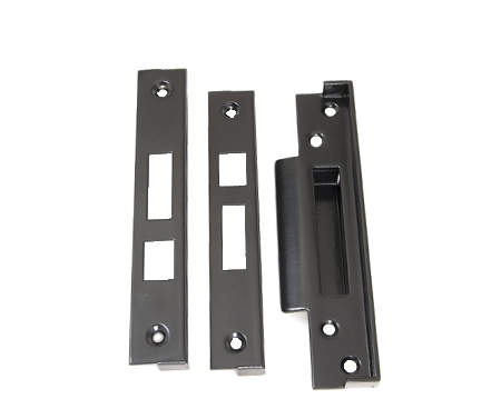 From The Anvil Rebate Set For 5 Lever Sash Lock 91065 - Black Finish Only - 91059