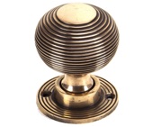 From The Anvil Beehive Mortice/Rim Knob Set, Polished Bronze - 91926 (sold in pairs)