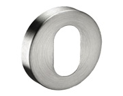 Access Hardware Oval Profile Escutcheon, Satin Stainless Steel - A8410S