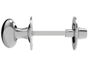 Carlisle Brass Oval Thumbturn & Release (5mm Spindle For Bathroom Lock), Polished Chrome - AA133CP