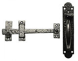 Kirkpatrick Black Antique Malleable Iron Thumblatch (216mm Length) - AB1145