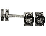 Kirkpatrick Black Antique Malleable Iron Gate Latch (203mm and 245mm Length) - AB1248