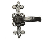 Kirkpatrick Black Antique Malleable Iron Lever Handle - AB2433 (sold in pairs)