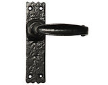 Kirkpatrick Black Antique Malleable Iron Lever Handle - AB2439 (sold in pairs)