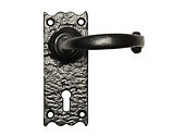 Kirkpatrick Black Antique Malleable Iron Lever Handle - AB2488 (sold in pairs)