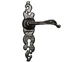 Kirkpatrick Black Antique Malleable Iron Lever Handle - AB2491 (sold in pairs)