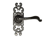 Kirkpatrick Black Antique Malleable Iron Lever Handle - AB2494 (sold in pairs)