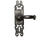 Kirkpatrick Black Antique Malleable Iron Lever Handle - AB2495 (sold in pairs)