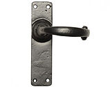 Kirkpatrick Black Antique Malleable Iron Lever Handle - AB2568 (sold in pairs)
