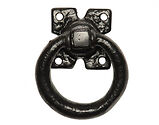 Kirkpatrick Black Antique Malleable Iron Gate latch (76mm Diameter) - AB911