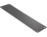 Atlantic Hardware Stainless Steel Commercial Finger Plates (Various Sizes), Matt Black - AFP30075MB
