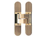 Atlantic UK AGB Eclipse Fire Rated Adjustable Concealed Hinge, Matt Antique Brass - AGBH32MAB