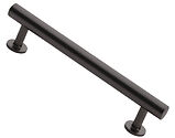 Alexander & Wilks Round T-Bar Cupboard Pull Handle (128mm, 160mm OR 192mm c/c), Dark Bronze - AW814-DBZ