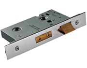 Eurospec Architectural Bathroom Locks, Silver Or Brass Finish Standard (With Optional Extra Finish Face Plates) - BAS50