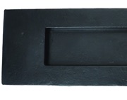 Cardea Ironmongery Letter Plate (268mm x 108mm OR 350mm x 98mm), Black Iron - BI260