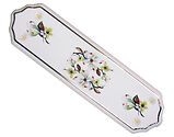 Chatsworth Porcelain Fingerplate (280mm x 75mm), White Orchid - BUL601-ORC