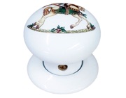 Chatsworth Novelty Porcelain Mortice Door Knobs, Rocking Horse - BUL602-7-HORSE (sold in pairs)