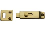 Heritage Brass Slide Bolt (66mm x 19mm), Polished Brass - C1686-PB
