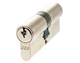 Atlantic UK AGB Euro Profile 5 Pin Double Cylinder (30mm/30mm OR 35mm/35mm), Polished Nickel - C603062525