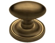 Heritage Brass Chelsea Mortice Door Knobs, Antique Brass - CHE7373-AT (sold in pairs)