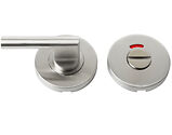 Consort Consort Disabled Bathroom Thumbturn & Release With Indicator, Satin Stainless Steel - CHTD4.ER.SSS