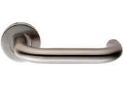 Eurospec Return To Door Stainless Steel Door Handles - Grade 304 Polished Or Satin Stainless Steel - CSL1190 (sold in pairs)
