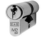 Eurospec MP10 Euro Profile British Standard 10 Pin Offset Double Cylinders, (Various Sizes) Polished Chrome - CYH712PC/OFF