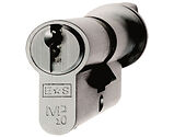 Eurospec MP10 Euro Profile British Standard 10 Pin Cylinders And Turn, (Various Sizes) Satin Chrome - CYH713SC/OFF