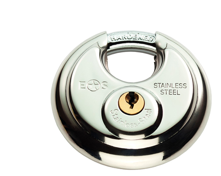 Eurospec Closed Shackle G304 Stainless Steel Padlock, 70mm Or 80mm (Keyed To Differ) - CYPLD3070SS/BP