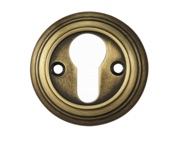Carlisle Brass Delamain Euro Profile Escutcheon, Florentine Bronze - DK1FB