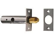 Eurospec Security (Hex/Rack) Door Bolts 61mm, Polished Chrome, Satin Chrome, Polished Brass and Black - DSB8225