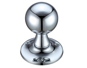 Zoo Hardware Fulton & Bray Ball Mortice Door Knobs, Polished Chrome - FB502CP (sold in pairs)