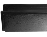 Frelan Hardware Telescopic PVCu Sleeved Letterplate (274mm x 71mm), Black Antique - JAB113