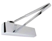 Frelan Hardware Contract Size 2-4 Overhead Door Closer With Matching Arm, Polished Nickel - JD200PN