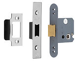 Frelan Hardware Small Case Mortice Latch (65mm OR 76mm), Satin Stainless Steel - JL1040SSS
