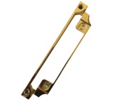 Frelan Hardware Rebate Set For 3 Lever Sash Lock, Electro Brass - JL9113EB