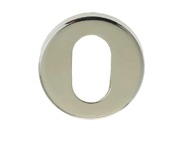 Frelan Hardware Oval Profile Escutcheon (52mm x 5mm OR 52mm x 8mm), Polished Stainless Steel - JPS04