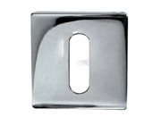 Frelan Hardware Standard Profile Square Escutcheon (52mm x 52mm x 7mm), Polished Stainless Steel - JPS10