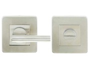 Frelan Hardware Square Easy Bathroom Turn & Release (52mm x 7mm), Polished Stainless Steel - JPS356