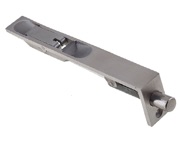 Frelan Hardware Square Lever Action Flush Bolt (Various Sizes), Satin Stainless Steel - JSS50