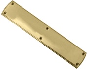 Frelan Hardware Plain Fingerplate (305mm OR 350mm), Polished Brass - JV3698PB