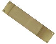 Frelan Hardware Plain Fingerplate (305mm OR 350mm), Polished Brass - JV58PB