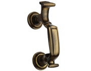 Heritage Brass Doctor Door Knocker, Antique Brass - K1300-AT