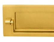 Carlisle Brass Postal Knocker Letter Plate (256mm x 80mm), Polished Brass - M78