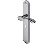 Heritage Brass Algarve Long Polished Chrome Door Handles - MM7200-PC (sold in pairs)