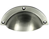 Prima Traditional Cup Handle (90mm x 43mm), Pewter Finish - PF159