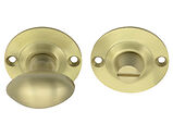 Prima Oval Bathroom Turn & Release, Satin Brass - SB2031