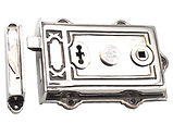 Spira Brass Davenport Rim Lock, Aged Nickel - SB7101AN